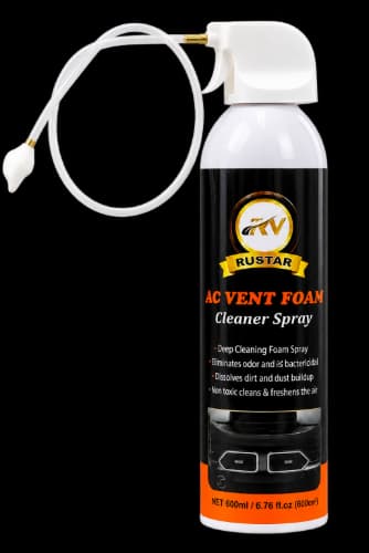RUSTAR AC Vent Foam Cleaner Spray 600ml