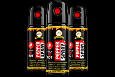 RUSTAR Pepper Spray 55ml x 3 Pack | Compact Personal Safety Spray